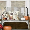thumbnail image 4 of Fall Pillow Covers 18x18 Set of 4 Watercolor Fall Pumpkin Throw Pillow Covers Cotton Linen Autumn Harvest Farmhouse Decor Pillowcases Maple Case with Season Blessings, 4 of 6