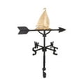 thumbnail image 1 of 200 Series 32 In. Gold Sailboat Weathervane, 1 of 1