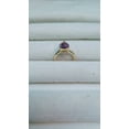 thumbnail image 3 of Natural Purple Amethyst Ring, Pear Cut Amethyst Ring, 925 Sterling Silver Gold Plated Ring, amethyst ring, Wedding Ring, Ring for gift, hand made ring, 3 of 3