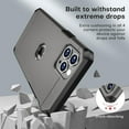 thumbnail image 6 of ImpactStrong Heavy Duty Compatible with iPhone 12 Pro Max Case, Dual Layer Protection Cover Heavy Duty Case Designed for iPhone 12 Pro Max (6.7 Inch) - Gun Metal, 6 of 7