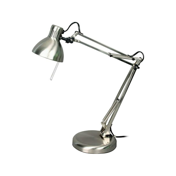 V Light Halogen Desk Lamp 24 Brushed, Swing Arm Desk Lamp Parts
