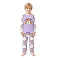 thumbnail image 2 of Family Halloween Pajama Set Long Sleeve Crew Neck, Soft Halloween Family Pajamas with Ghost Pumpkin Print, Spooky Matching Halloween Pajamas Sleepwear, 2 of 7