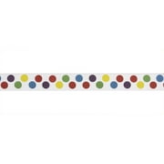 Wrights 5/8" Multi-Colored Polka dot Gingham, 10 Yards, 1 Each