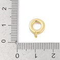 thumbnail image 3 of 20 pc Brass Tube Bails Cadmium Free & Nickel Free & Lead Free Rings Real 18K Gold Plated 12x9x2.5mm Hole: 1.5mm, 3 of 3