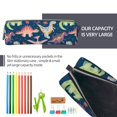 thumbnail image 5 of Honeii Dinosaur Pattern Pencil Case, Pencil Pouch, Pencil Case Small, Pencil Pouch Aesthetic, PVC Pencil Pouch, Pencil Bag, Makeup Pouch, 5 of 7