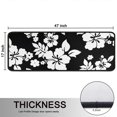 thumbnail image 5 of Kitchen Rugs Sets Of 2,Pioneer Flower Floral Print Pattern Anti Fatigue Kitchen Mat Rugs Non Slip Washable,Decorative Kitchen Floor Mats for Kitchen,Sink,Laundry,17"x47"+17"x47", 5 of 5