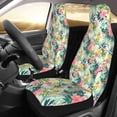 thumbnail image 2 of Vsdgher Tropical Flowers Automotive Seat Covers for Cars Trucks and SUVs – Car Seat Covers for Truck Seat Protectors Set of 2, 2 of 7