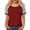 Wine #023, variant on Women's Raglan Short Sleeve Crewneck T-Shirt Color Block Tops Casual Loose Blouses, Black M
