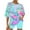 Multicolor, variant on Sakmal Elbow-Length Night Shirts for Women Pajamas Sets Shorts Pant Graphic Loose Fit Comfy Plus Size Sleepwear
