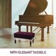 thumbnail image 3 of LOLIPPYY Funda Para Banco De Piano De Morado Con Y Protector Lavable, 3 of 7