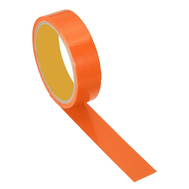 Uxcell Ruban Gaffer, Ruban de Sol Imperméable Sans Résidu Non Réfléchissant Facile à Déchirer Orange 1 Pouces x 11 Yards