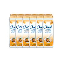 Silk Shea Butter Organic Body Wash Women and Men, Moisturizing Shower Gel for All Skin Types 16.9 fl oz