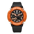 thumbnail image 3 of Men’s Tactical Watch Analog Digital Dual Display – 50M Waterproof Military Wristwatch with LED Backlight, Stopwatch, Alarm, Countdown – Durable Outdoor Watch, 3 of 7
