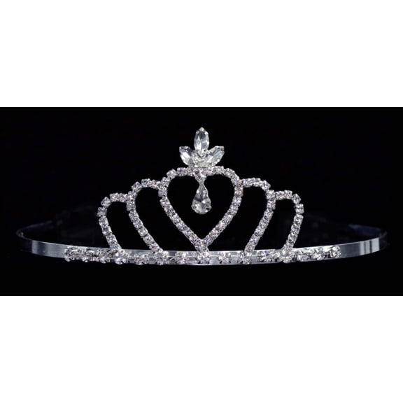 #15674 - Triple Heart Crown Tiara