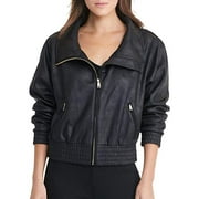 Lauren Ralph Lauren Petite Coated Fleece Jacket - Petities - L - BLACK