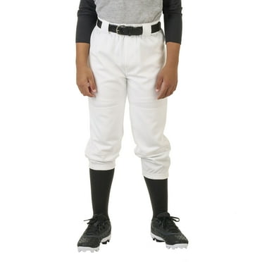 Athletic Works Youth Unisex Baseball/Softball Pants, Size S, White