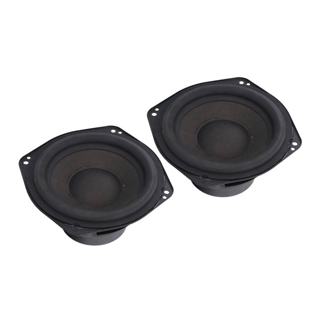 2 altavoces de subgraves para coche de 6,5 pulgadas, de 0 a 3 kHz, 83 dB, 3 ohmios, sonido claro y redondo, altavoz de graves para vehículo, CC 18 V