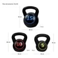 thumbnail image 5 of Set de Pesas Rusas Kettlebel Centurfit 5,10,15lb Gym Fitness Crossfit 3pz, 5 of 5