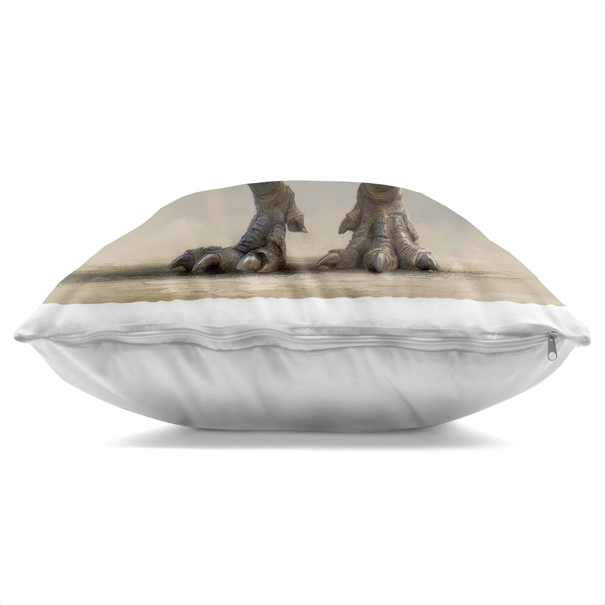 Stupell Industries Turquoise T-Rex Study Decorative Printed Throw Pillow, design by Wumples, 18 x 7 x 18