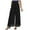 Black, variant on Glisme Womens Pants Chiffon Wide Leg Palazzo Pants High Elastic Waist Casual Flowy Business Trend Trousers Black