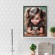 thumbnail image 4 of Kit de pintura de diamante 5D DIY Wdftyju para niña pequeña 35x45cm, 4 of 9