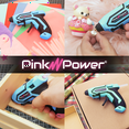 thumbnail image 3 of Pink Power Cordless Mini Hot Glue Gun with Stand - USB Rechargeable Wireless Hot Melt Glue Gun Kit with 20 Glue Sticks - Battery Operated Cordless Glue Gun for Crafts - Portable Blue Hot Glue Gun, 3 of 7