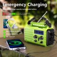 thumbnail image 3 of Radio de emergencia Mesqool CR1009 5000 mAh con manivela solar, 3 of 7
