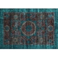 thumbnail image 1 of Ahgly Company Indoor Rectangle Abstract Light Blue Modern Area Rugs, 4' x 6', 1 of 4