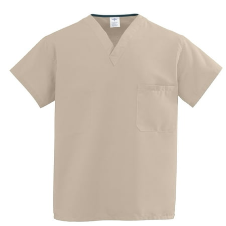 ComfortEase Unisex One-Pocket Reversible Scrub Tops - 910JKKL-CM