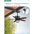 thumbnail image 3 of Ventilador de Techo para Exterior Fanbulous 42" IP65 Impermeable con Luz, 3 of 7