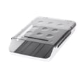thumbnail image 1 of Cateissary Caja de huevos rodante automática Gran capacidad de almacenamiento Contenedor de huevos de cocina Cajón de huevos anti-rotura Organizador de Organizadores de utensilios de cocina Gris Cateissary HA026958-01, 1 of 5
