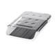 thumbnail image 1 of Matsuzay Caja de huevos rodante automática Gran capacidad de almacenamiento Contenedor de huevos de cocina Cajón de huevos anti-rotura Organizador de Organizadores de utensilios de cocina Gris Matsuzay HA026958-01, 1 of 4