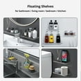 thumbnail image 3 of Liboer 2Pack Clear Floating Shelves for Wall, 7x4'' Durable Upgrade Acrylic Material Wall Small Shelf, for Bedroom, Living Room, Bathroom, Kitchen, 3 of 8
