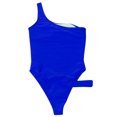 thumbnail image 4 of Bikini sexy para mujer Sólido Ahueca hacia fuera Traje de baño de una pieza Traje de baño Conjunto de ropa de playa Fridja  nalpqowj23768, 4 of 7