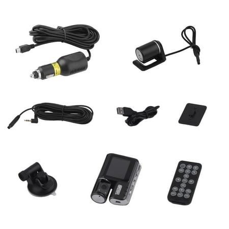 Dual Lens 2 Inch LCD Car DVR I1000 HD 1080P G-Sensor Dash Cam Rearview Camera