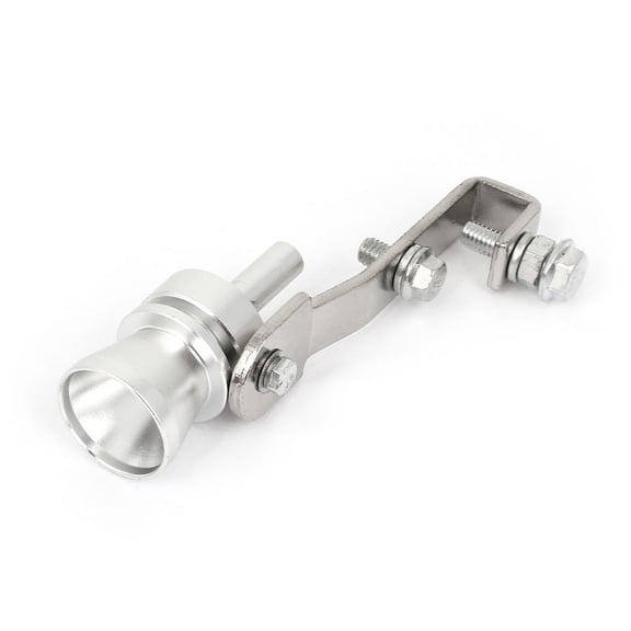 Unique Bargains Turbo Sound Whistle Muffler Exhaust Pipe Valve BOV Simulator Whistler M