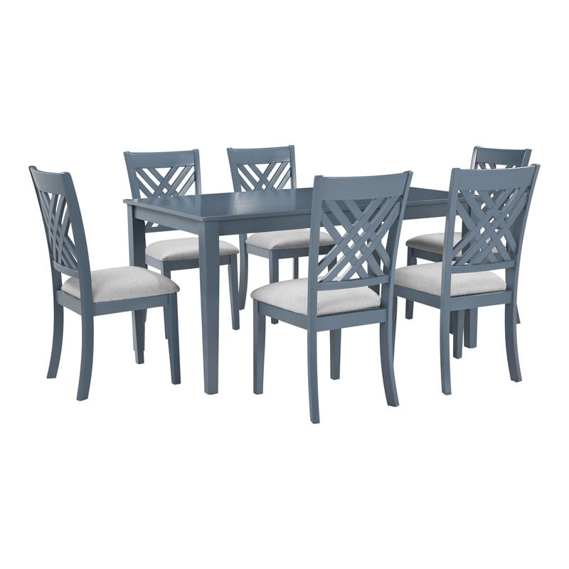Lane Furniture Kinsey 7Piece Rubberwood and Birch Veneer Dining Set in