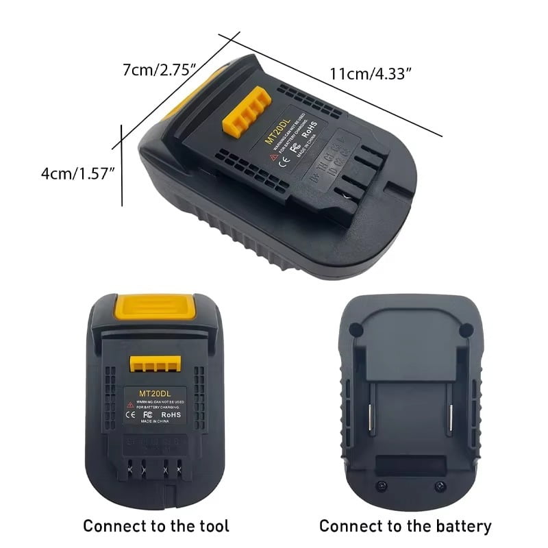 Battery Adapter For Ma*kita 18V switch to De*walt Mt20Dl For De*walt 18V 20V tools for Ma*kita Battery Bl1830 Bl1860 Bl1815