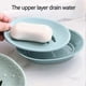 thumbnail image 3 of 2-Pack Soap Dish with Drain Soap Holder Easy Cleaning Soap Saver Dry Stop Mushy Soap Tray for Shower Bathroom Kitchen(Blue), 3 of 4