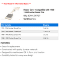 thumbnail image 2 of Heater Core - Compatible with 1988 - 1996 Pontiac Grand Prix 1989 1990 1991 1992 1993 1994 1995, 2 of 2
