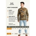 thumbnail image 6 of Realtree Men's Long Sleeve Camo Hunting Bamboo Shirt, Realtree APX, Sizes S-5XL, 6 of 7