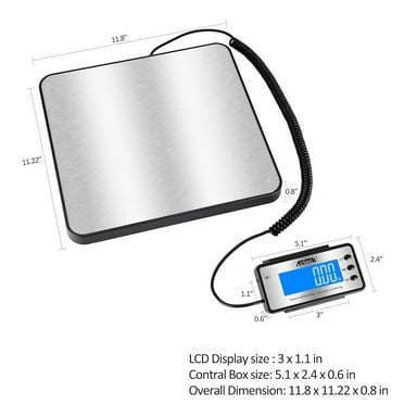 Acteck A-8860 460 lb x 1 oz Digital Heavy Duty Shipping and Postal Scale