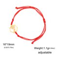 thumbnail image 1 of CJie Pulsera con dijes de Rosa y Flor de nacimiento para mujer, cadena roja de la suerte, pulsera de acero inoxidable, joyer铆a minimalista de moda, 1 of 2