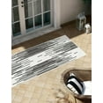 thumbnail image 3 of Unique Loom Outdoor Modern Collection Area Rug - Monochrome (2' 7" x 12' Runner Black and White), 3 of 10