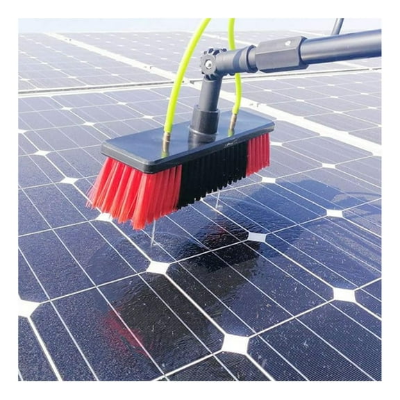 26 Feet Reach Solar Panel Cleaning Brush & Pole Water Fed Pole Kit,Suitable for high Windows Cleaning, Solar photovoltaic Panel Cleaning and Cleaning Cars Trucks Windows