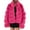 Hot Pink, variant on Women's Faux Fur Jacket Fall Winter Fashion Soft Long Sleeve Open Front Fluffy Coat Turn Down Collar Outerwear