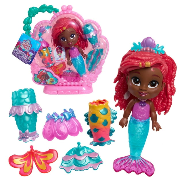 Poupée Just Play Disney Junior Pop Tails Ariel avec Accessoire