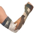 thumbnail image 2 of Leaf Block Multicolor Gardening Sleeves UV Sun Protection Cooling Arm Sleeves Anti-Scratch Farmers Sleeves for Women Men, 2 of 7