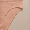 thumbnail image 3 of felwors Womens Comfort Revolution Modern Seamless Hi-cut Underwear, No-show Stretch Panties(Pink, XL), 3 of 5