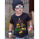 thumbnail image 1 of Christmas Truck Print Short Sleeve Crew Neck T-Shirt for Boys, Casual Comfy Summer Tops, 1 of 6